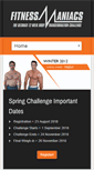 Mobile Screenshot of fitnessmaniacs.co.za